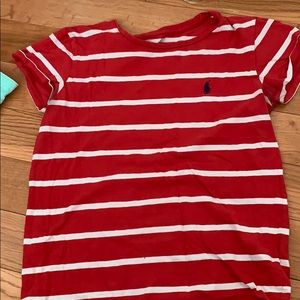 stripped polo shirt